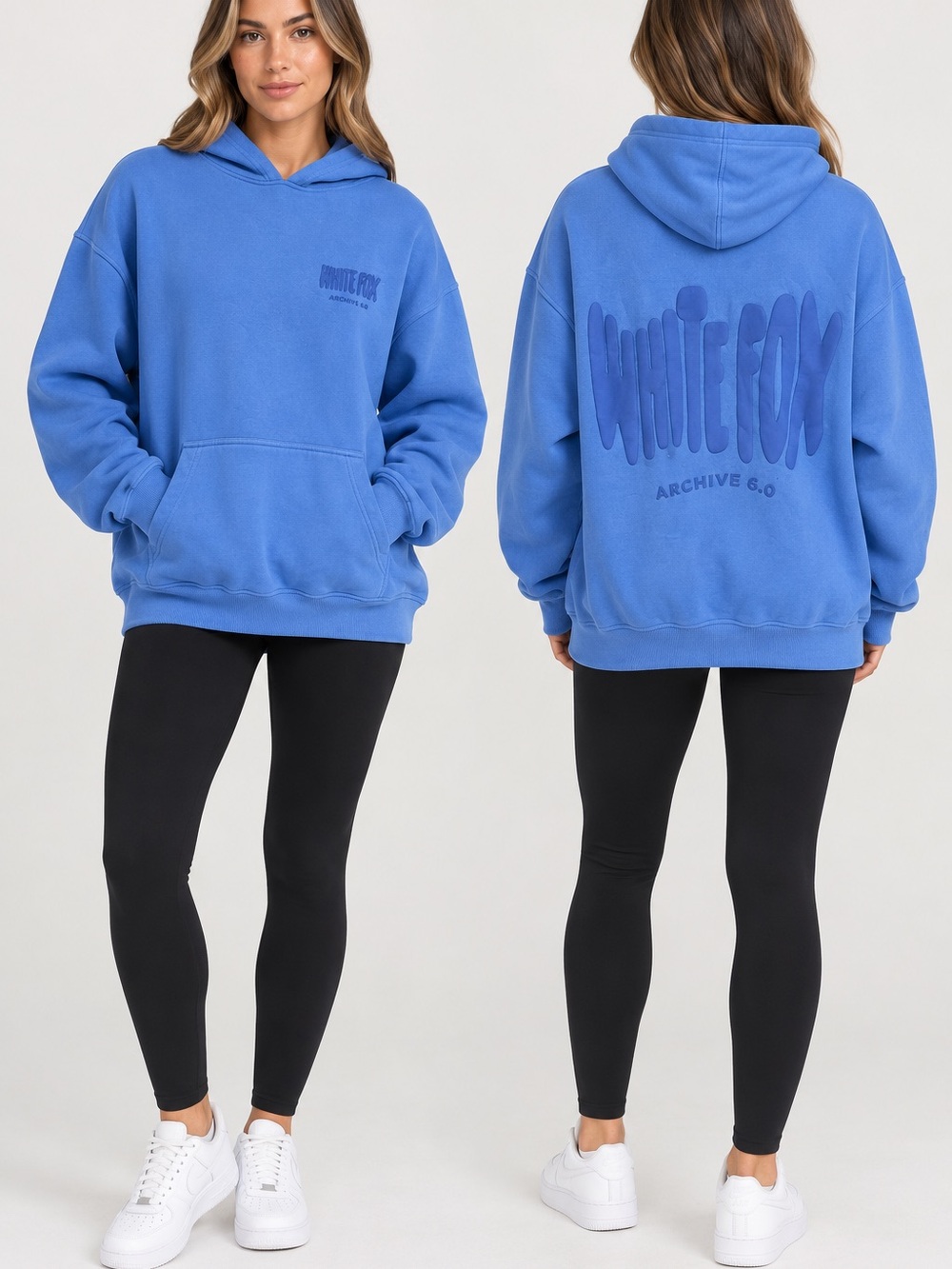 White Fox Archive 6.0 Puff Logo Hoodie XS/SM